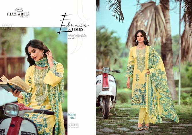 Musafir Vol 9 By Riaz Arts Printed Karachi Cotton Dress Material Wholesale Shop In Surat
